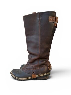 Sorel Slimpack Tall Leather Riding Boots Size 7.5